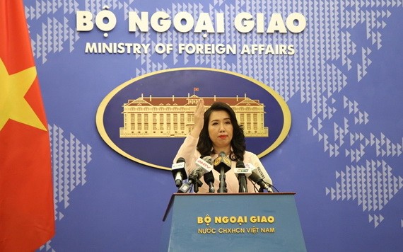 外交部發言人黎氏秋姮。（圖源：外交部）