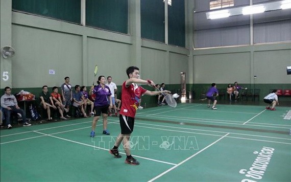 羽毛球比賽。（圖源：越通社）
