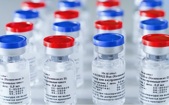 全球首款新冠肺炎疫苗“衛星V”。（圖源：推特）