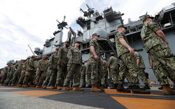 圖為駐日美軍。（圖源：路透社）