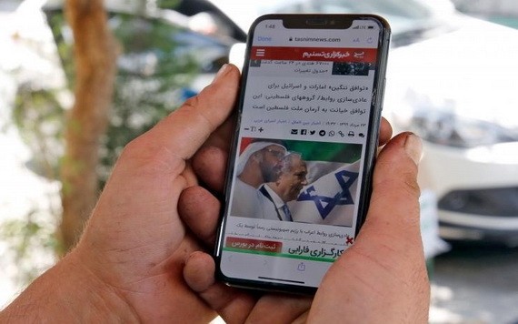 以色列與阿聯酋兩國之間已可以直接撥打固定電話和手機。（圖源：AFP）