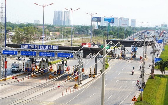 河內公路收費站。（圖源：明軍）