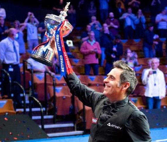 奧沙利文奪世錦賽第六冠。