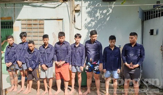 被捕的劫匪團夥。（圖源：市公安報）