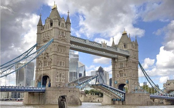 位於英國首都倫敦的塔橋。（圖源：互聯網）