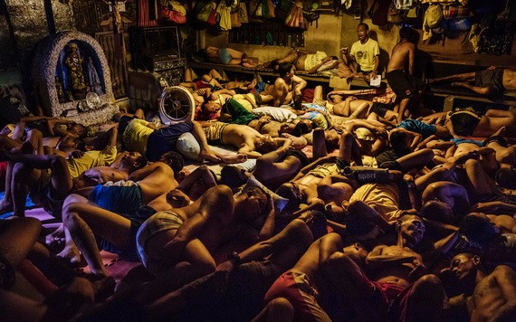 馬達加斯加一座監獄內的囚犯。（圖源：紐約時報）