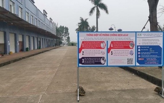 圖為芒街市 Centerway公司隔離區一隅。（圖源：PV）