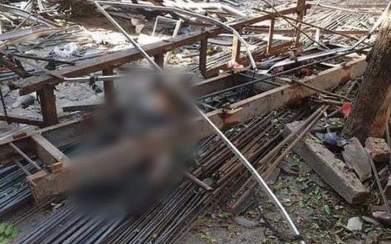 爆破現場。（圖源：明玉）