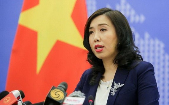 外交部發言人黎氏秋姮。（圖源：黎英）