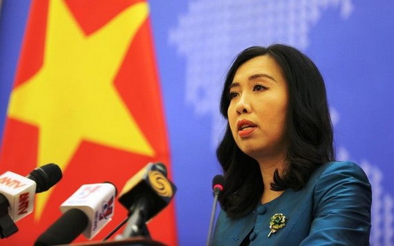 外交部發言人黎氏秋姮。（圖源：曰盛）