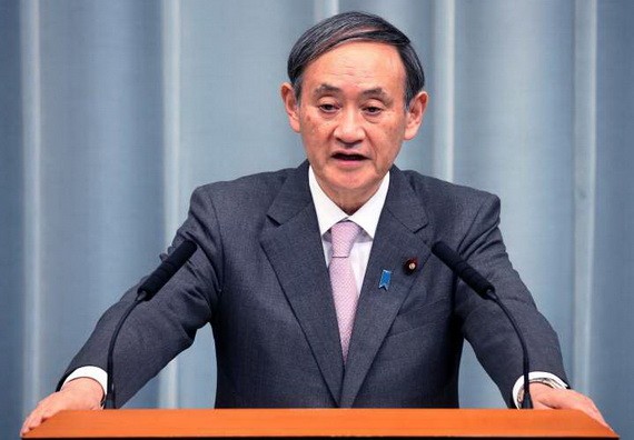 日本內閣官房長官菅義偉。（圖源：AFP）