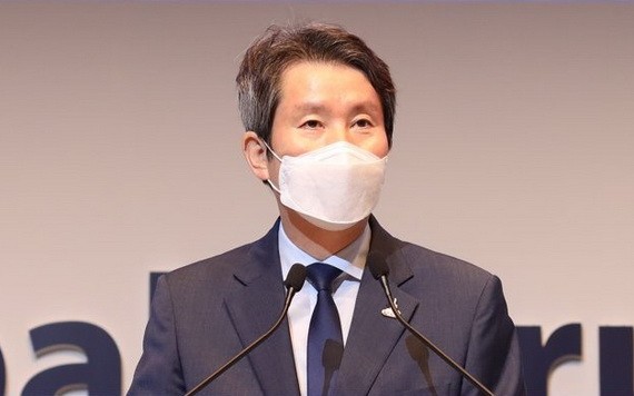 韓國統一部長官李仁榮。（圖源：韓聯社）