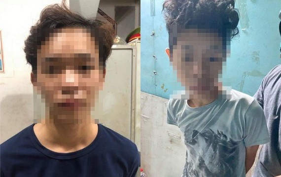 被抓獲的2名竊賊。（圖源：志石）