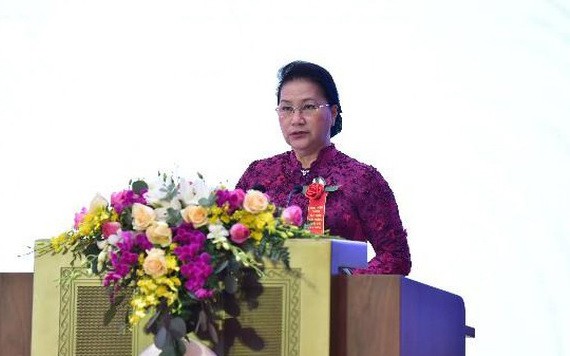 國會主席阮氏金銀。（圖源：英芳）