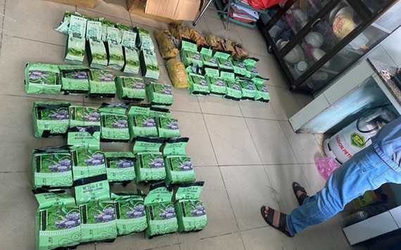 圖為9月9日，本市公安力量破獲一起販毒案，繳獲毒品47公斤及搖頭丸2萬顆。（圖源：警方提供）