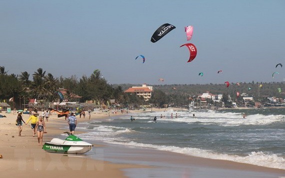 平順省美奈海灘一瞥。（圖源：越通社）