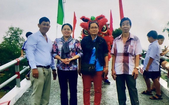 “二德”混凝土橋落成儀式。