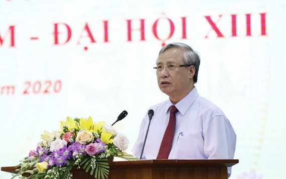 黨中央政治局委員、黨中央書記處常務書記陳國旺在典禮上致詞。（圖源：PV）