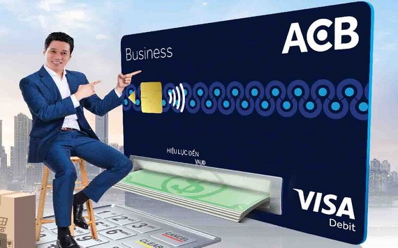 ACB Visa企業借記卡。（圖源：ACB）