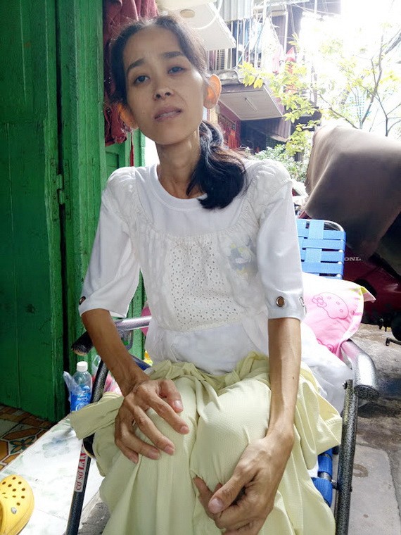 林櫻桃患癌症後體力不支。