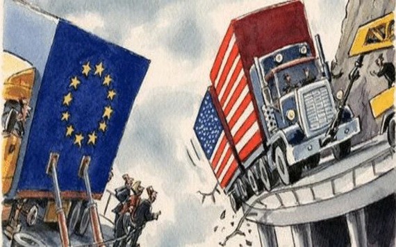 當地時間26日，世界貿易組織(WTO)正式批准歐盟對40億美元美國商品徵收關稅。（示意圖源：互聯網）