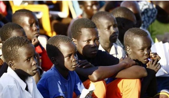 圖為聯合國難民署難民營的蘇丹難民在學習。（圖源：新華社）