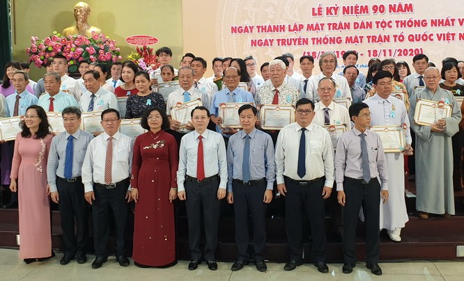 陣線 90 年成立和發展貢獻良多 ảnh 1