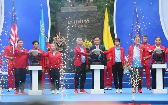 第三十一屆東運會和第十一屆東殘會倒數一年啟動儀式。（圖源：蔡芳）