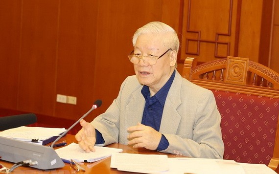 總書記、國家主席阮富仲主持會議。（圖源：越通社）