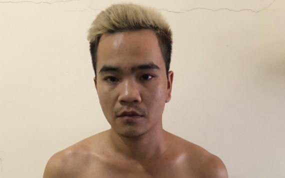 被抓獲的嫌犯阮進孟。（圖源：警方提供）