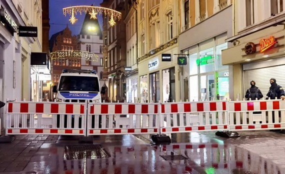 特里爾市中心仍處於封鎖狀態。（圖源：互聯網）