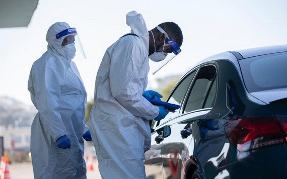 新冠病例激增，美國加強檢測力度。（圖源：互聯網）