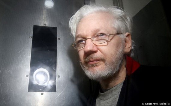 “維基解密”創始人阿桑奇。（圖源：路透社）