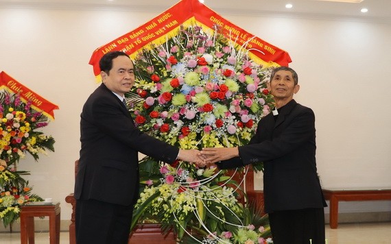 陳清敏同志向寧平教區祝賀聖誕