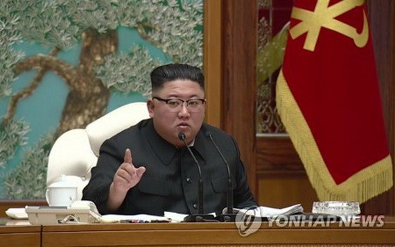 朝鮮國務委員會委員長金正恩在谷歌“年度人物熱搜詞榜”上排名第二。（圖源：韓聯社）