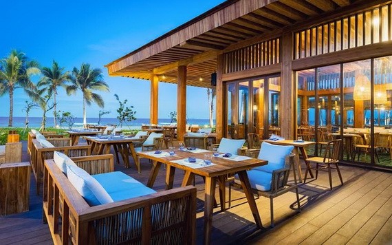 圖為金蘭灣半島上的Alma度假村一瞥。