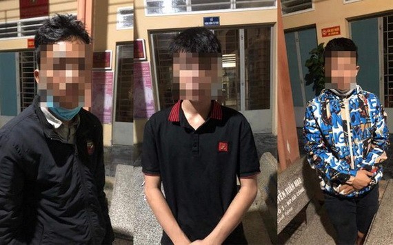 被抓獲的 3 名歹徒團夥。（圖源：志石）