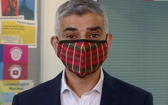 倫敦市長薩迪克.汗宣佈倫敦進入「重大事故狀態」。（圖源：Sky News）