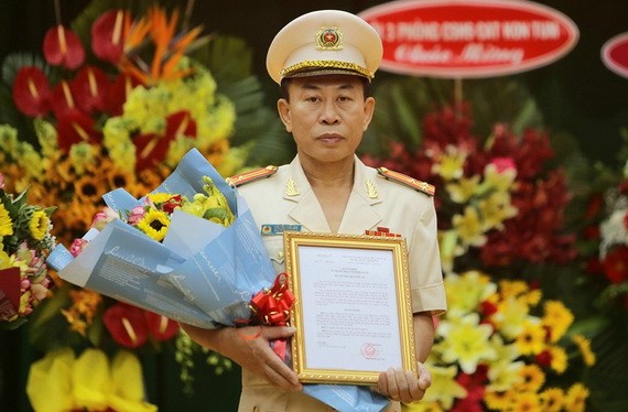 市公安廳所屬網絡安全與防打使用高新技術罪犯科(PA05)科長阮世霖上校。（圖源：H.T） 