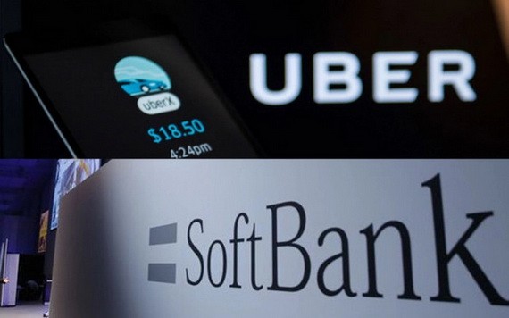 日本軟銀集團旗下Vision Fund已經出售部分Uber 股份，價值約20億美元。（圖源：互聯網）