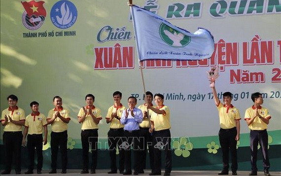 第十三次“志願之春”出發儀式現場一瞥。（圖源：越通社）