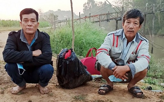 非法入境的兩名男子。（圖源：尋嶇）