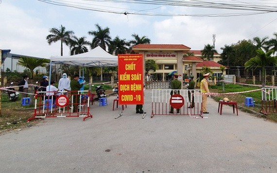 圖為海陽省的一個疫情防控檢疫站。（圖源：珍何）