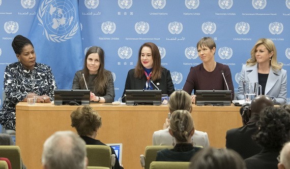 去年，女性在全球議員中所佔的比例超過了25%。（圖源：聯合國）