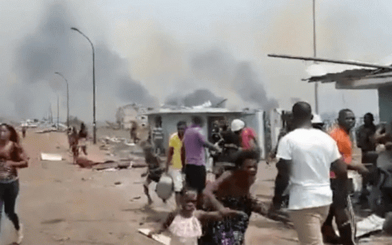 本月7日，巴塔一處軍事區域發生嚴重爆炸事故，造成重大人員傷亡、大批房屋損毀。事故起因是軍火保管部門疏忽，致使附近農場發生的火災殃及軍火庫，引發連環爆炸。（圖源：互聯網）