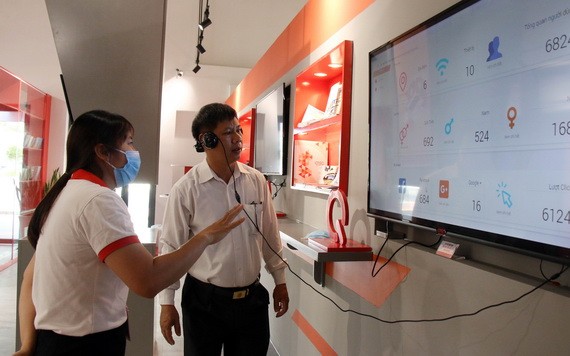 QTSC博物館設有介紹世界各種科技趨勢和讓參觀者互動體驗各種高新科技的區域。（圖源：越通社）