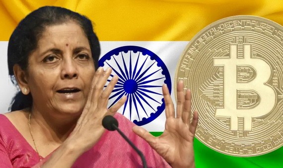 印度財長西塔拉曼表示，擬議中的加密貨幣禁令並非關閉所有的加密貨幣使用視窗。（圖源：互聯網）