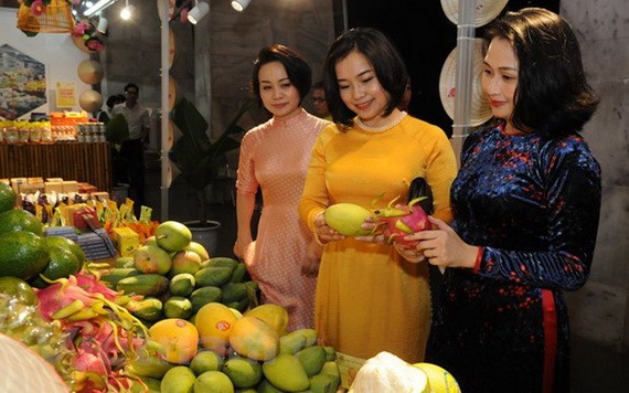 河內市展示產品促進貿易活動。