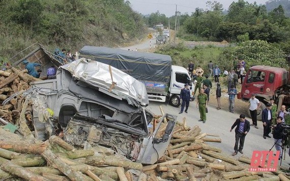 車禍現場。（圖源：清化報）
