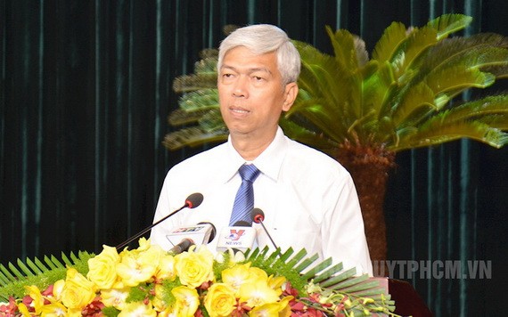 市人委會副主席武文歡在會議上發表講話。（圖源：市黨部新聞網）